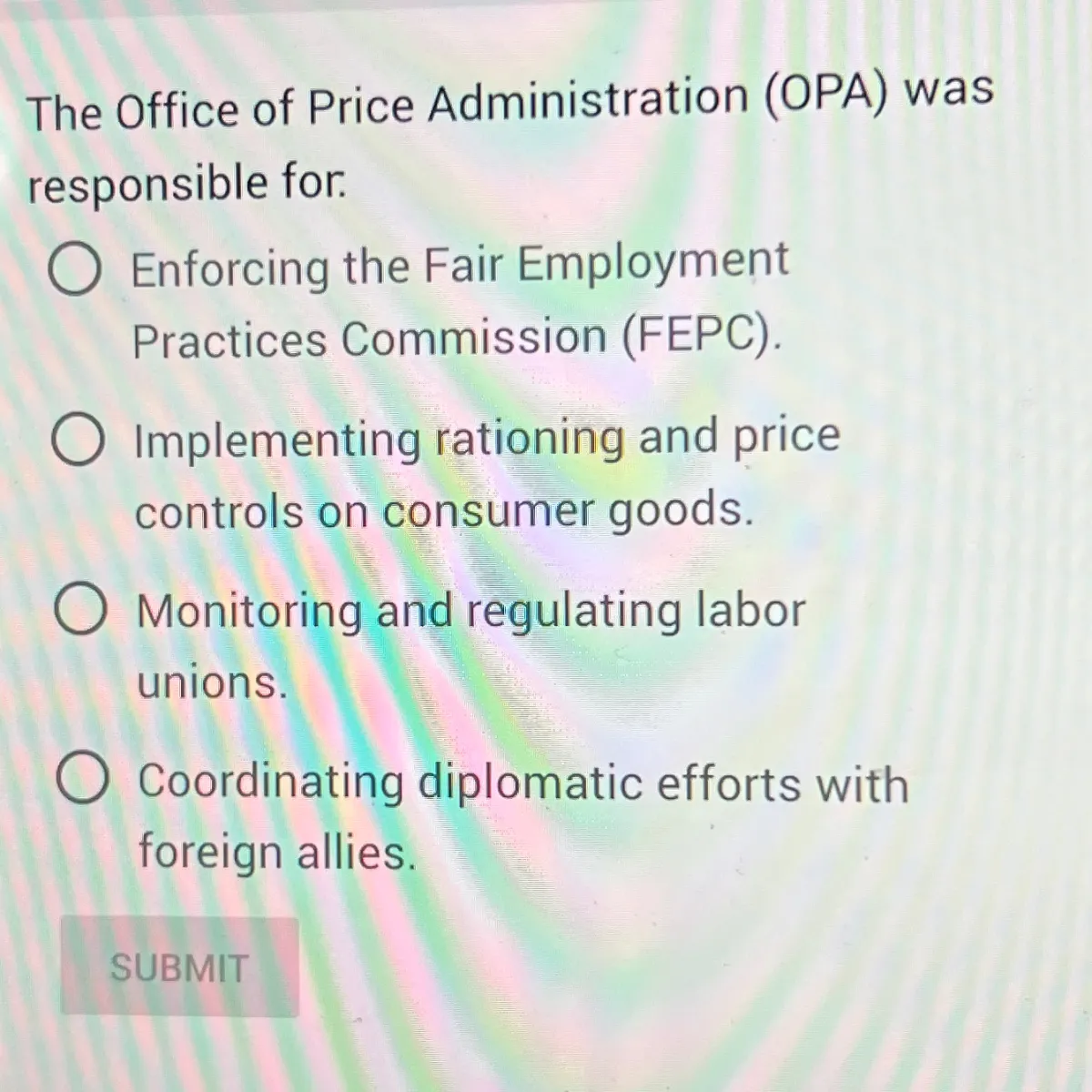 Office of Price Administration